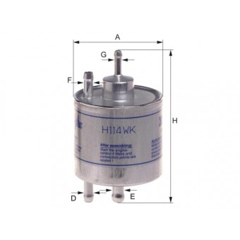 Yakıt Filtresi M166 [W168]